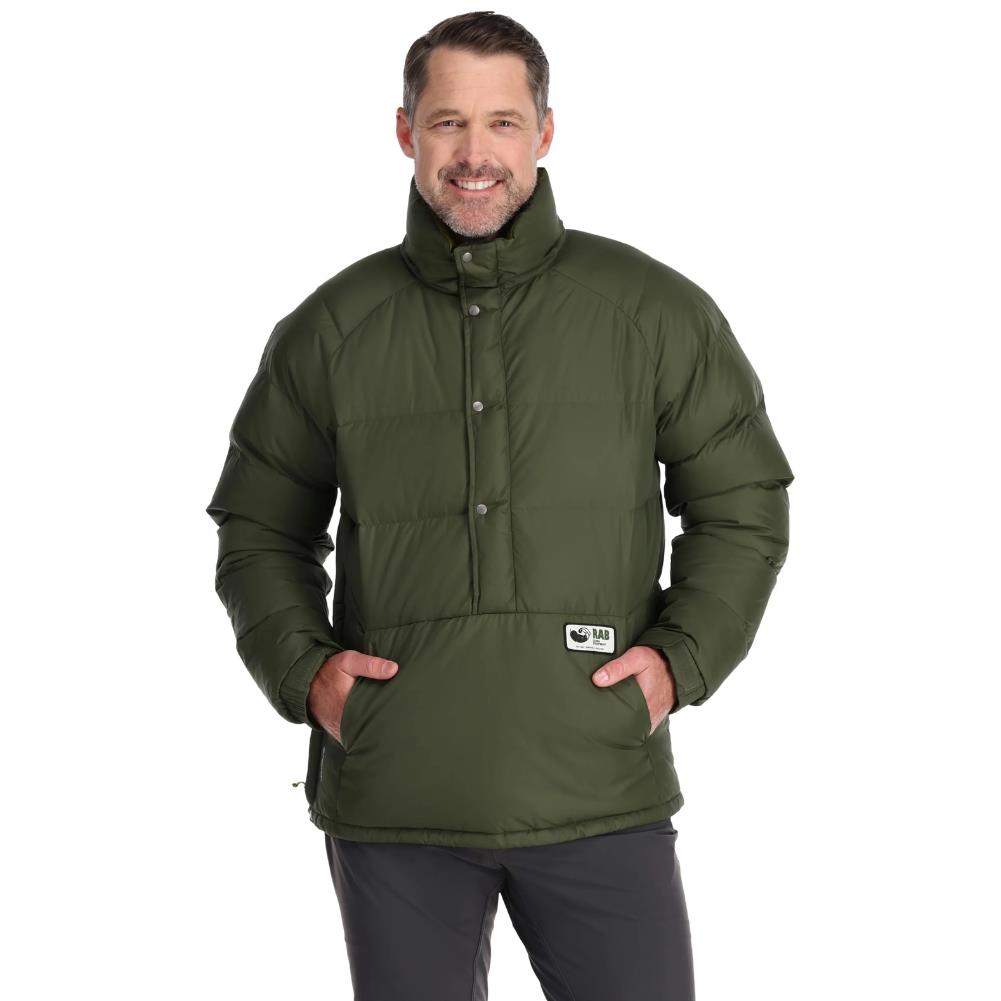 Rab Mens Kinder Smock Down Jacket (Army) model