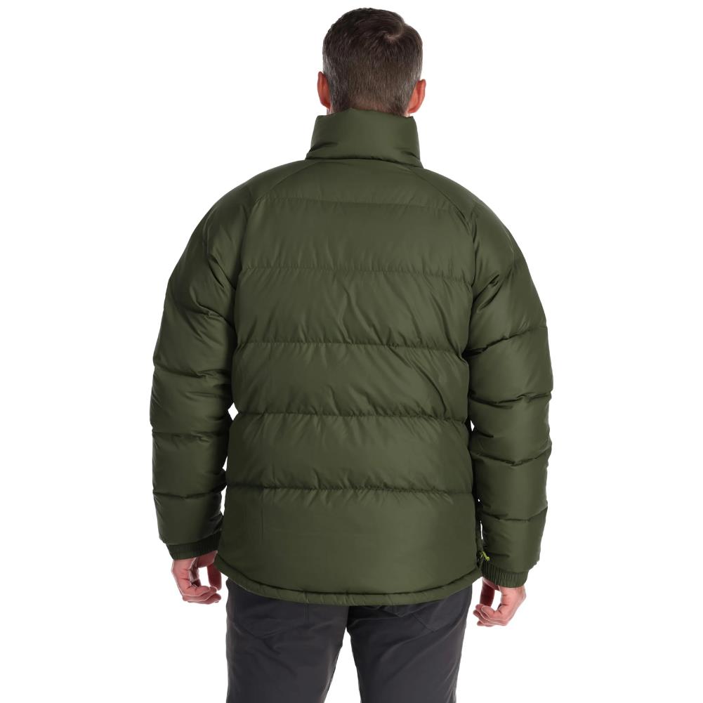 Rab Mens Kinder Smock Down Jacket (Army) back