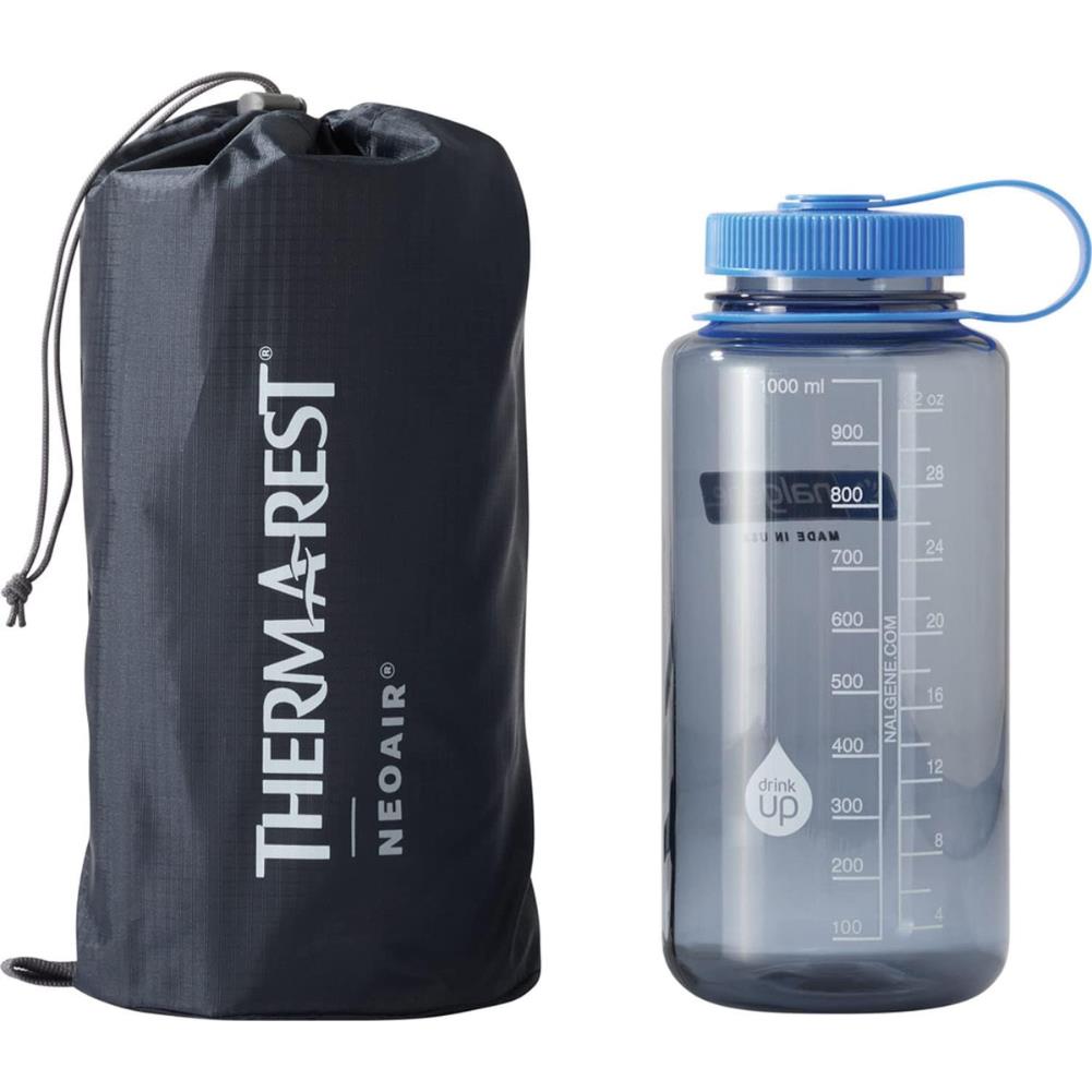 Thermarest NeoAir XLite NXT MAX Sleeping Pad - Large (Solar Flare) nearly same size of a bottle