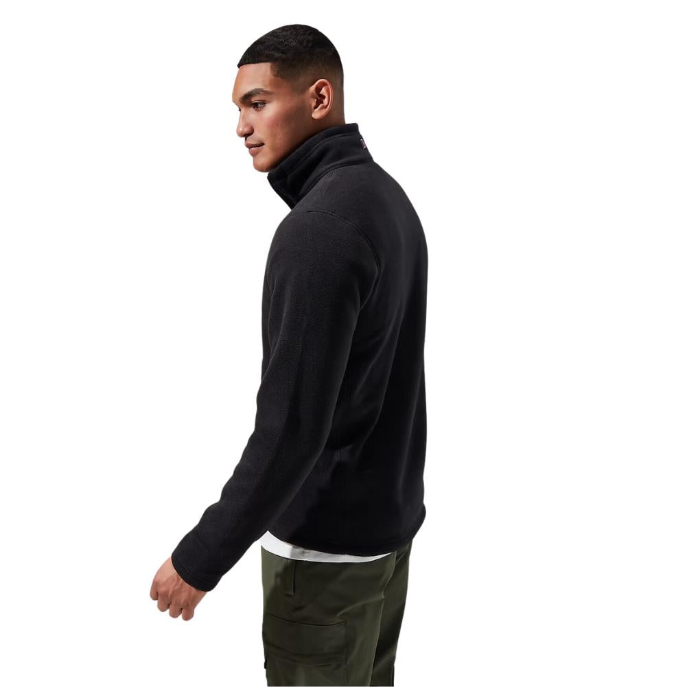 Berghaus Men&#39;s Prism Polartec Interactive Fleece Jacket (Black) side profile