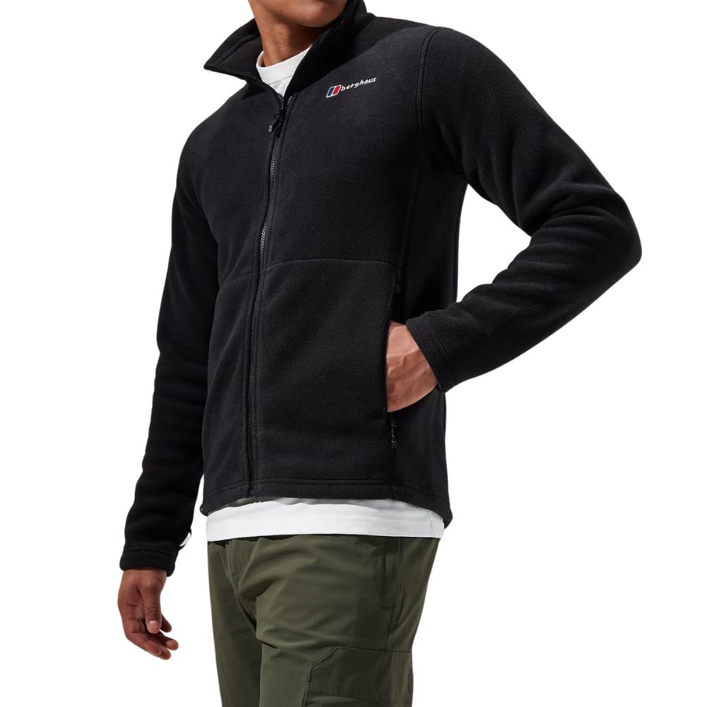 Berghaus Men&#39;s Prism Polartec Interactive Fleece Jacket (Black) hand in pocket