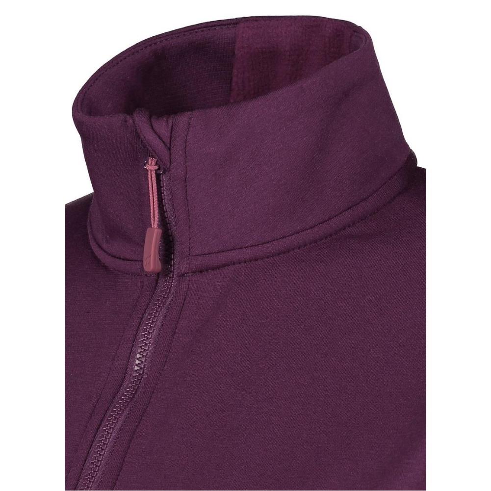 Rab Women&#39;s Geon Fleece Jacket (Eggplant) collar