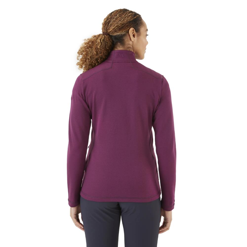 Rab Women&#39;s Geon Fleece Jacket (Eggplant) women back