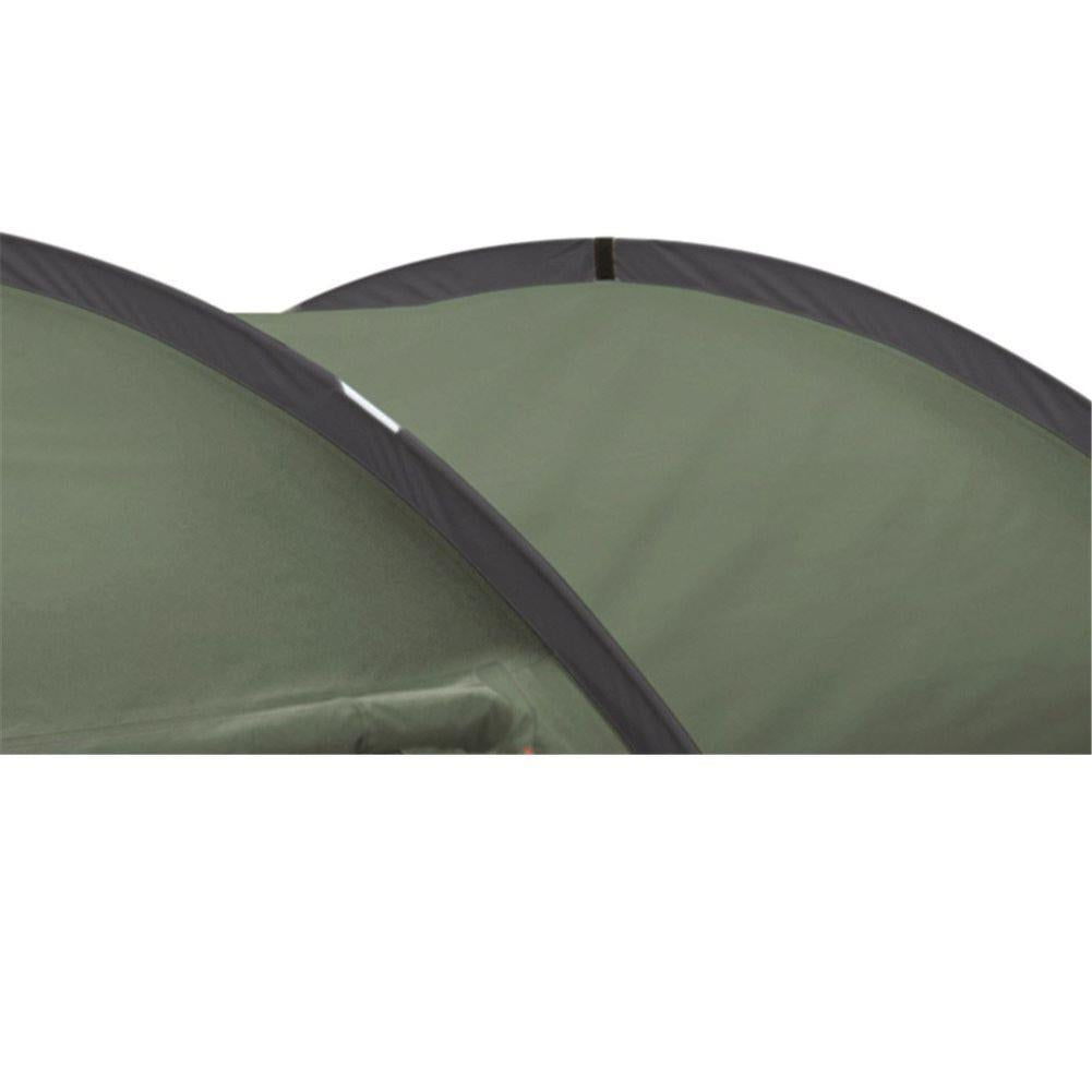 Easy Camp Galaxy 400 Tent - 4 Man Tunnel Tent (Rustic Green)