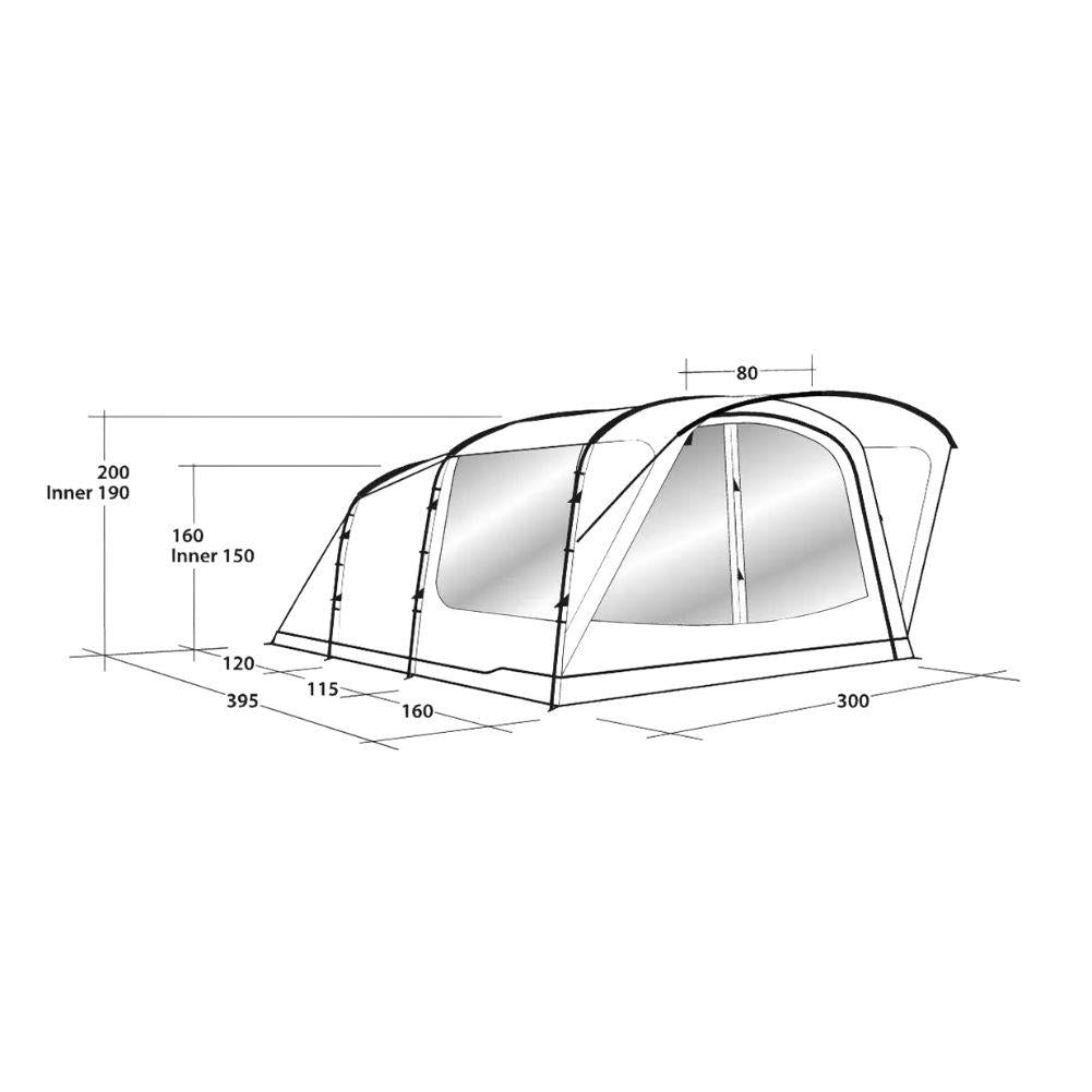 outwell 5 man tent Outwell Oakwood 5 Tent