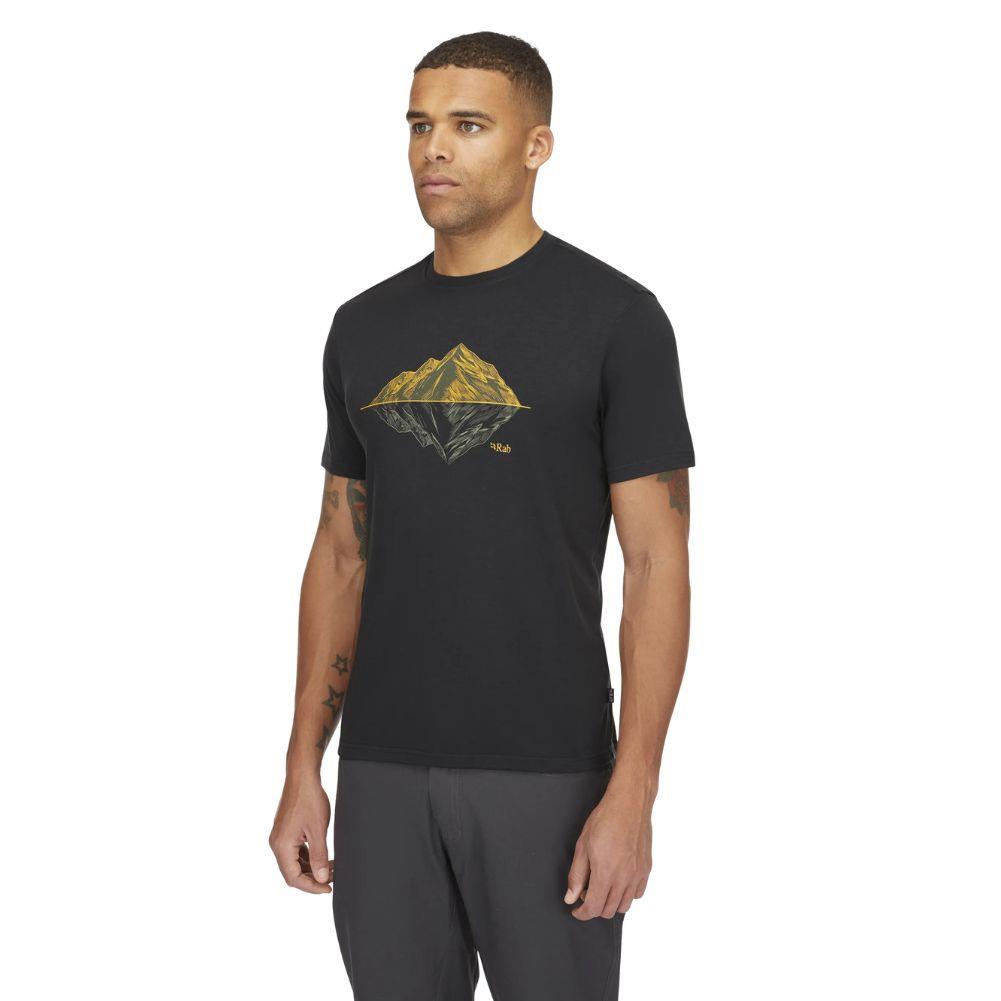 Rab Men's Crimp Reflection Tee (Beluga) angle model
