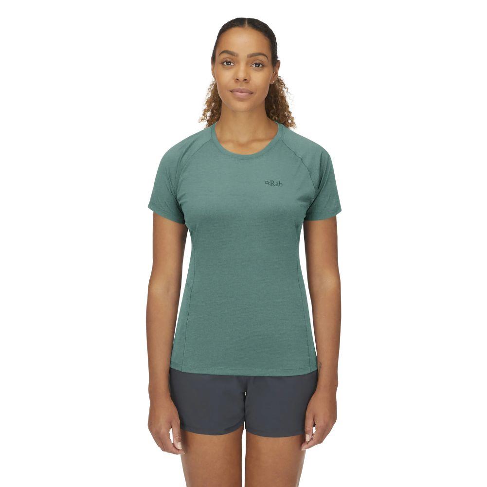 Rab Women's Sonic Tee (Eucalyptus) model