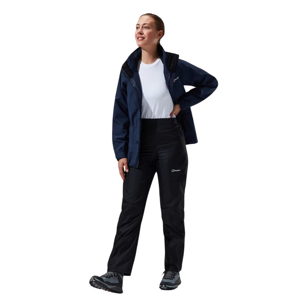 Berghaus Women&#39;s Deluge 2.0 Waterproof Trousers (Black)