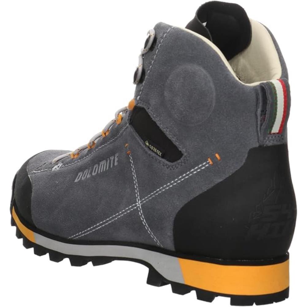 Dolomite Men's 54 Hike EVO GTX Walking Boot (Gunmetal Grey) left angle back