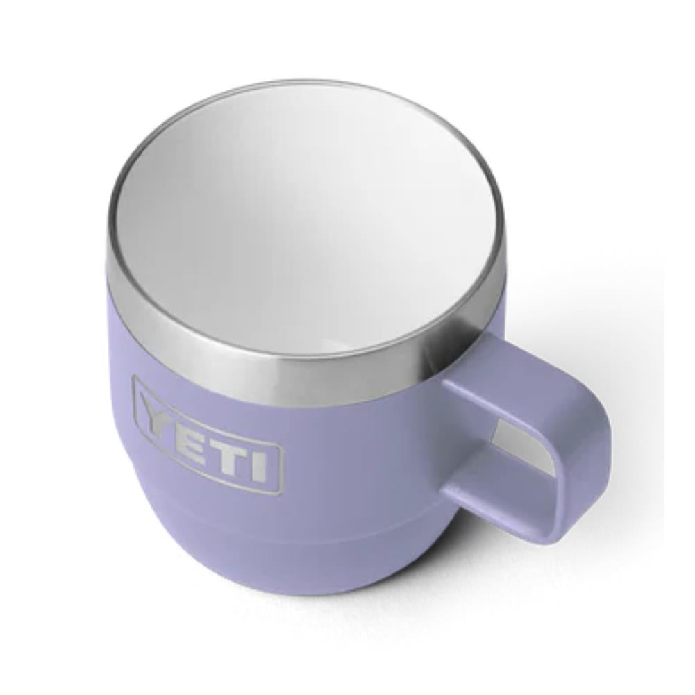 YETI Rambler 6 OZ Stackable Mug 2 Pack (Cosmic Lilac) top angle