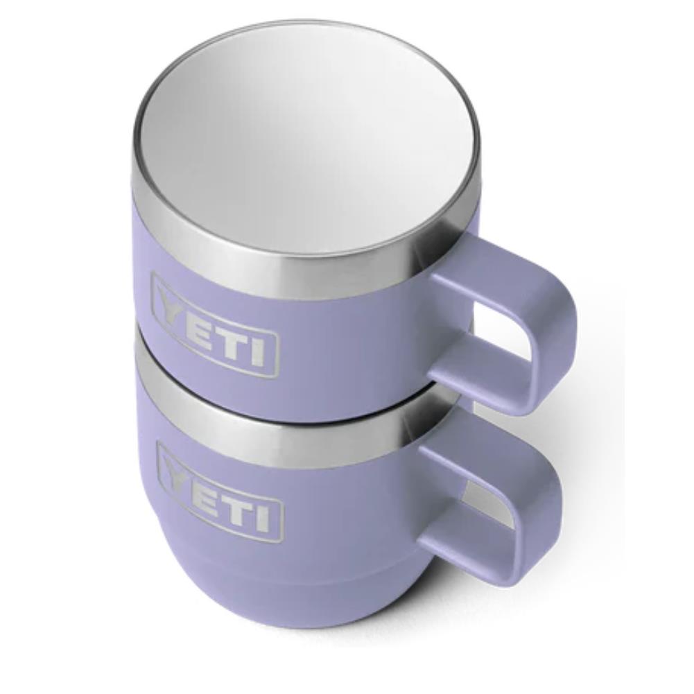 YETI Rambler 6 OZ Stackable Mug 2 Pack (Cosmic Lilac) stacked