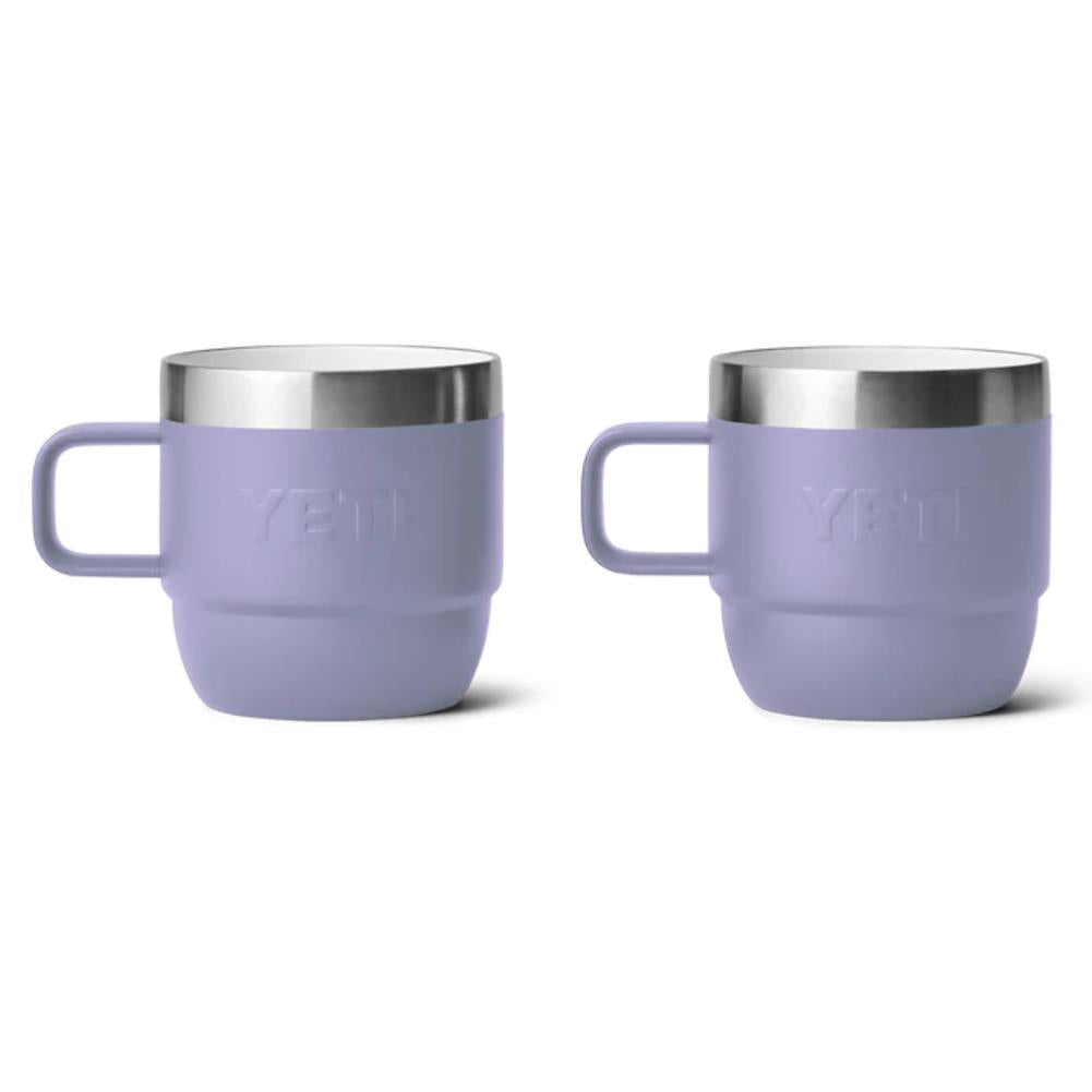 YETI Rambler 6 OZ Stackable Mug 2 Pack (Cosmic Lilac) twin back