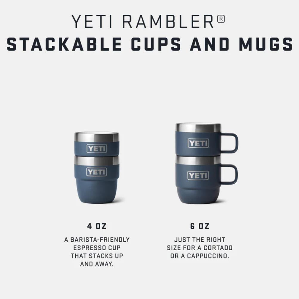 YETI Rambler 6 OZ Stackable Mug 2 Pack (Cosmic Lilac) sizes