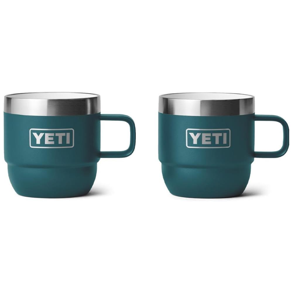 YETI Rambler 6 OZ Stackable Mug 2 Pack (Agave Teal)