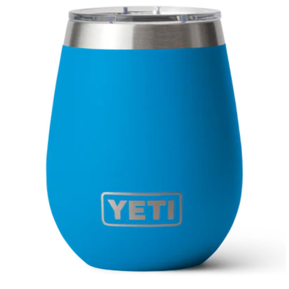 Yeti Rambler 10 OZ Wine Tumbler (Big Wave Blue)