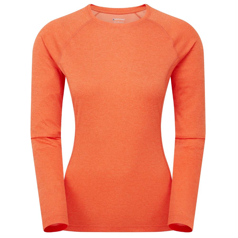 Montane Women's Dart Long Sleeve T-Shirt (Tigerlily)