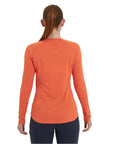 Montane Women's Dart Long Sleeve T-Shirt (Tigerlily) back