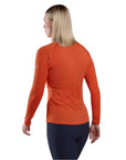 Montane Women's Dart Long Sleeve T-Shirt (Tigerlily) walking away