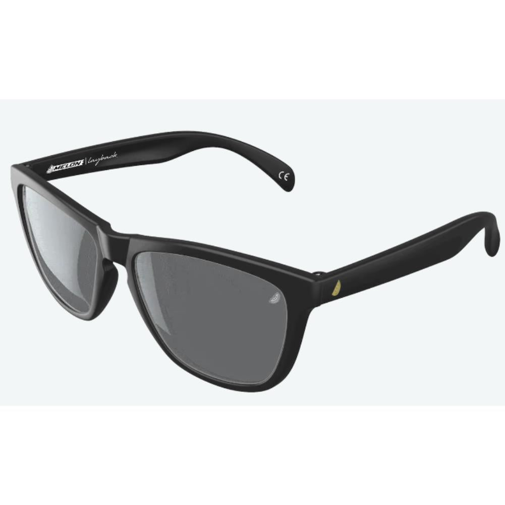 Melon Layback Sunglasses Black - Gold icons - Photochromic Smoke dark