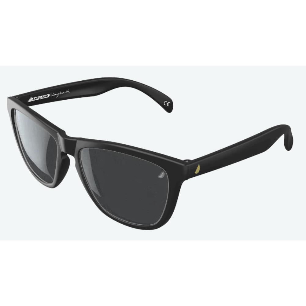 Melon Layback Sunglasses Black - Gold icons - Photochromic Smoke darker