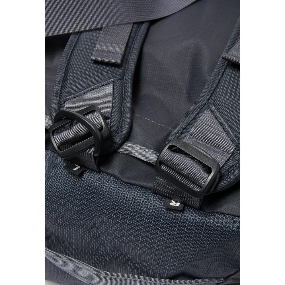 Patagonia Black Hole Duffel Bag 55L (Smoulder Blue) close up straps