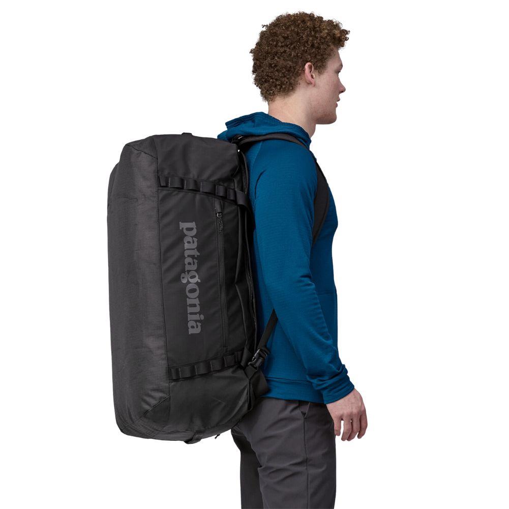 Patagonia Black Hole Duffel Bag 70L (Black) on model back