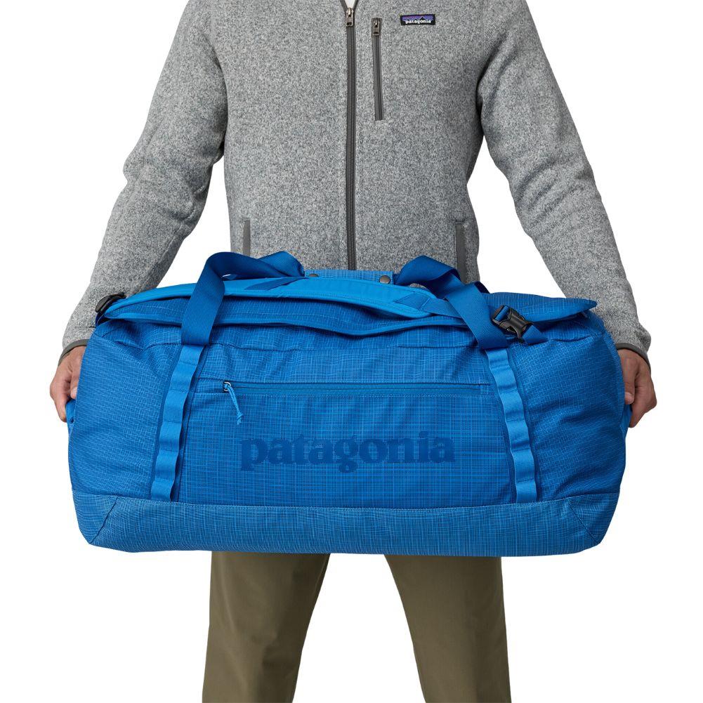 Patagonia Black Hole Duffel Bag 70L (Endless Blue) holding