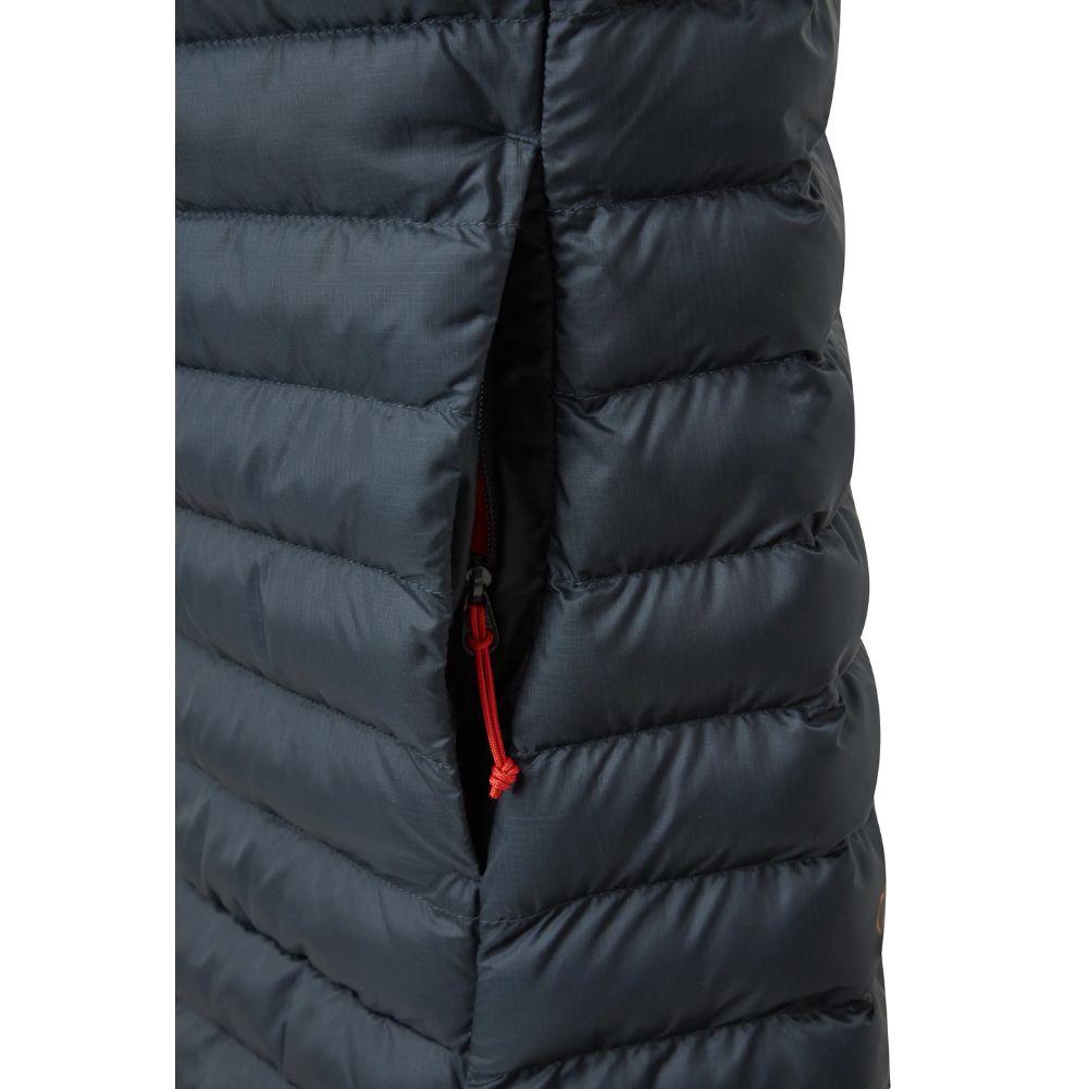Rab Mens Cirrus Vest (Beluga) pocket