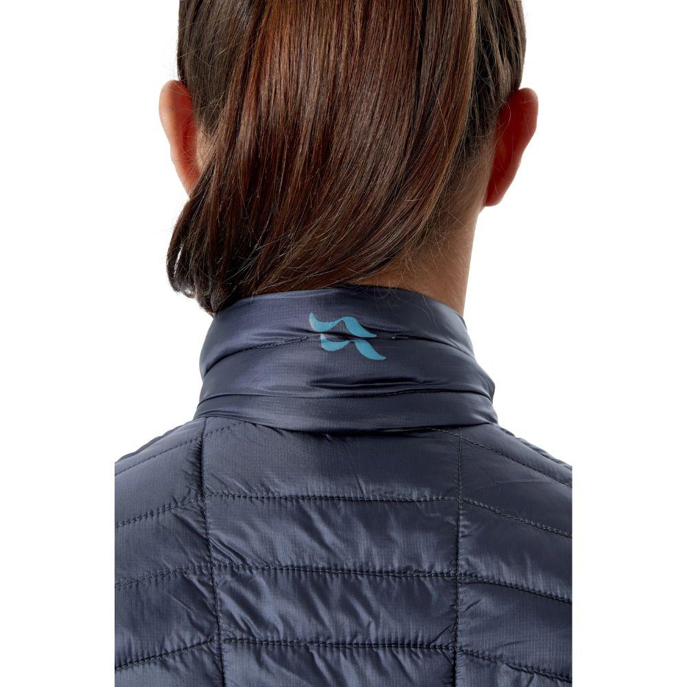Rab Womens Cirrus Flex 2.0 Insulated Vest (Steel) back with logo