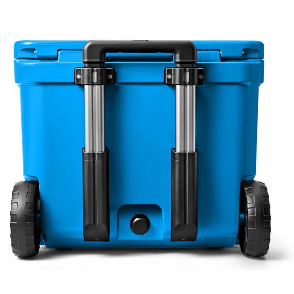 Yeti Roadie 60 Wheeled Cool Box (Big Wave Blue) back view
