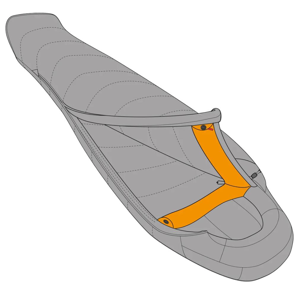 Mountain Equipment Nova II Sleeping Bag - Regular flap opening