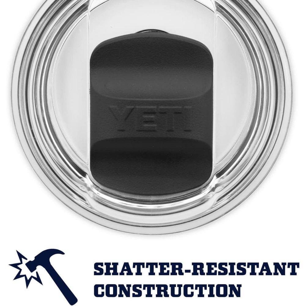 Yeti Rambler 10 OZ Tumbler (Black) lid shatter