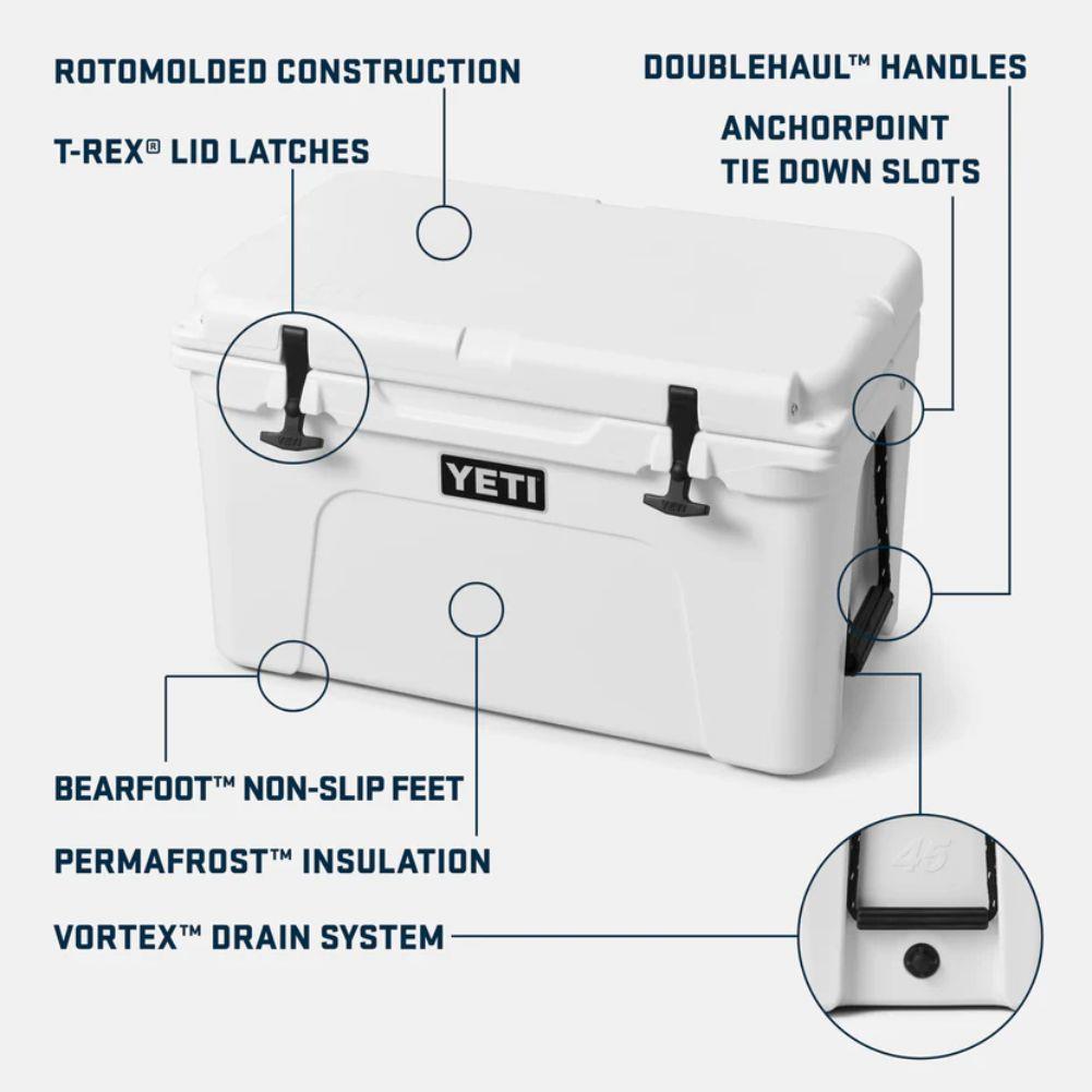 Yeti Tundra 45 Cool Box (King Crab) info