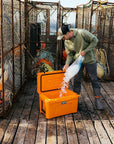 Yeti Tundra 45 Cool Box (King Crab) out in the sea