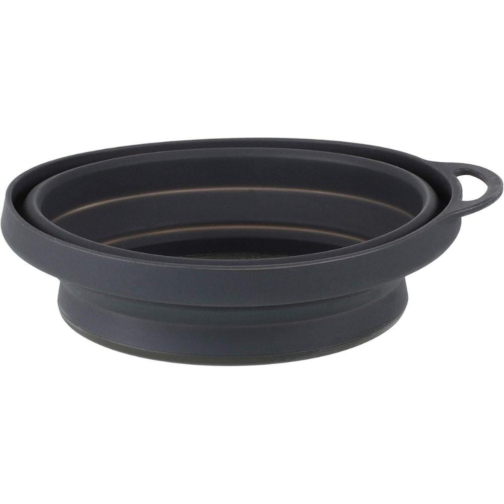 Lifeventures Ellipse Collapsible Bowls (Graphite) half up