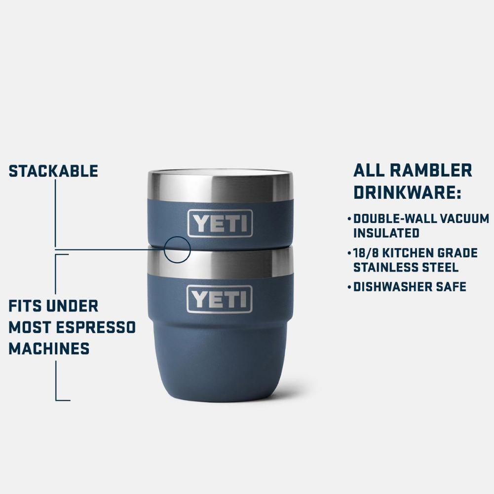 YETI Rambler 4 Oz Espresso Cups 2 Pack (Key Lime) info