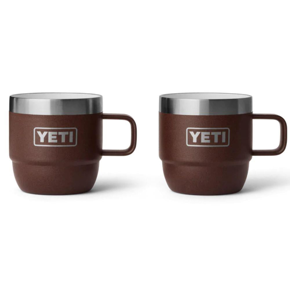 YETI Rambler 6 OZ Stackable Mug 2 Pack (Wetlands Brown)