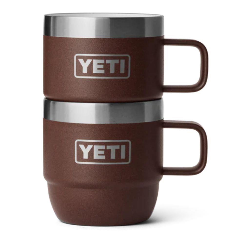YETI Rambler 6 OZ Stackable Mug 2 Pack (Wetlands Brown) stackable