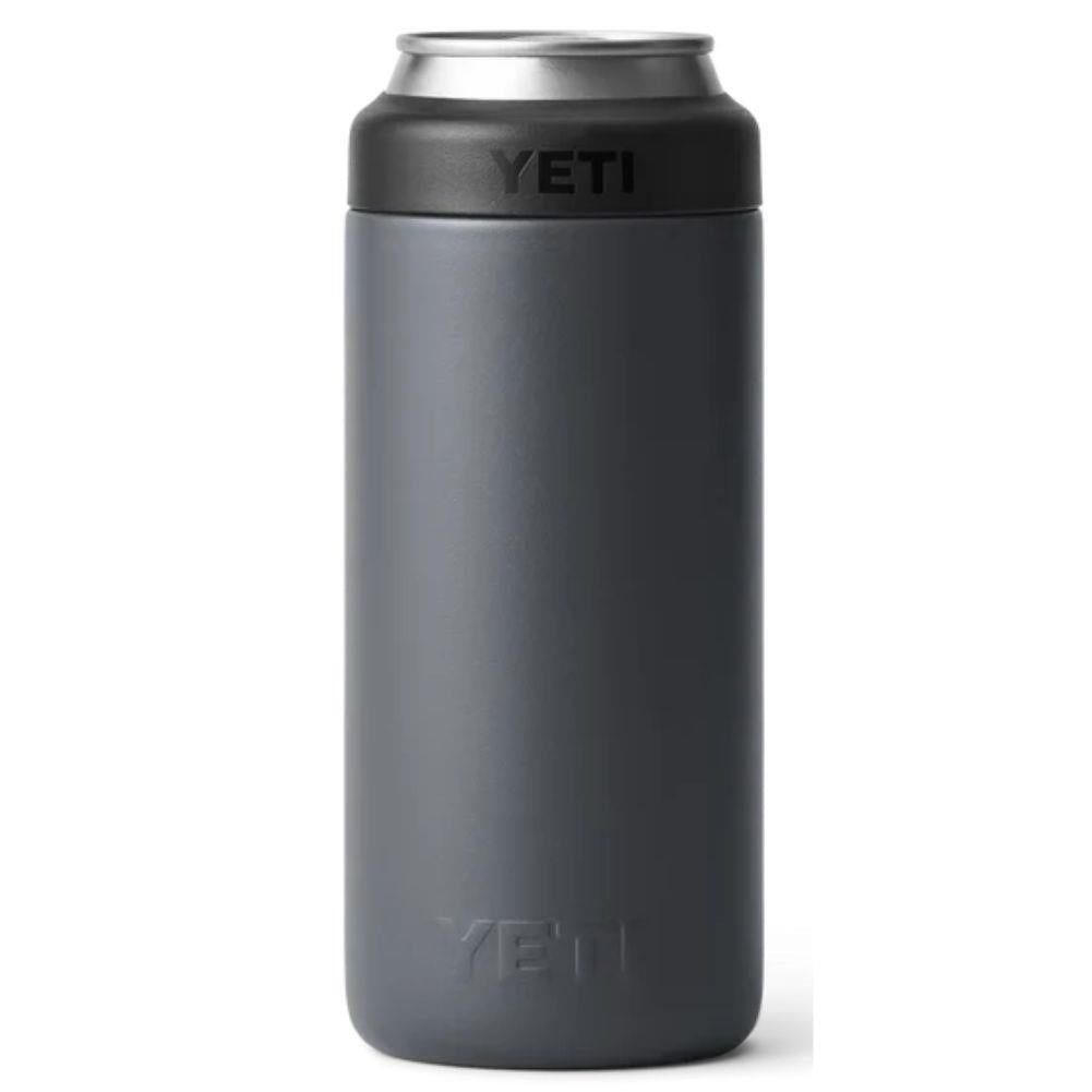 YETI Rambler 250ml Slim Colster Can Insulator (Charcoal) back