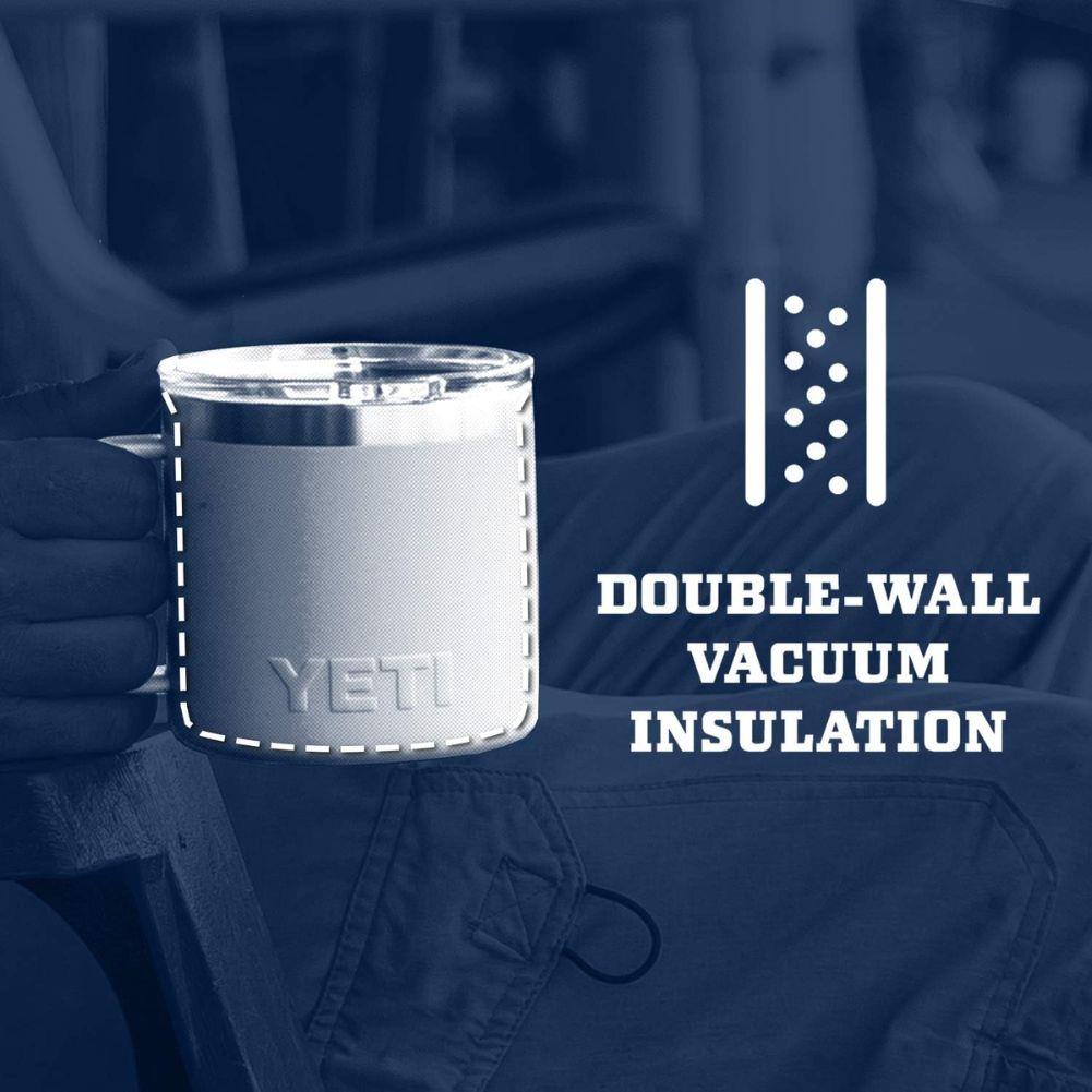 Yeti Rambler Mug 14 OZ (Stainless Steel) double wall