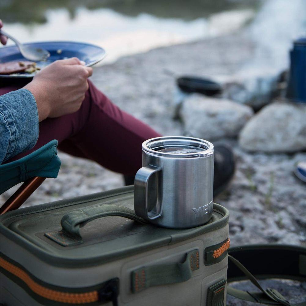 Yeti Rambler Mug 14 OZ (Stainless Steel) camping