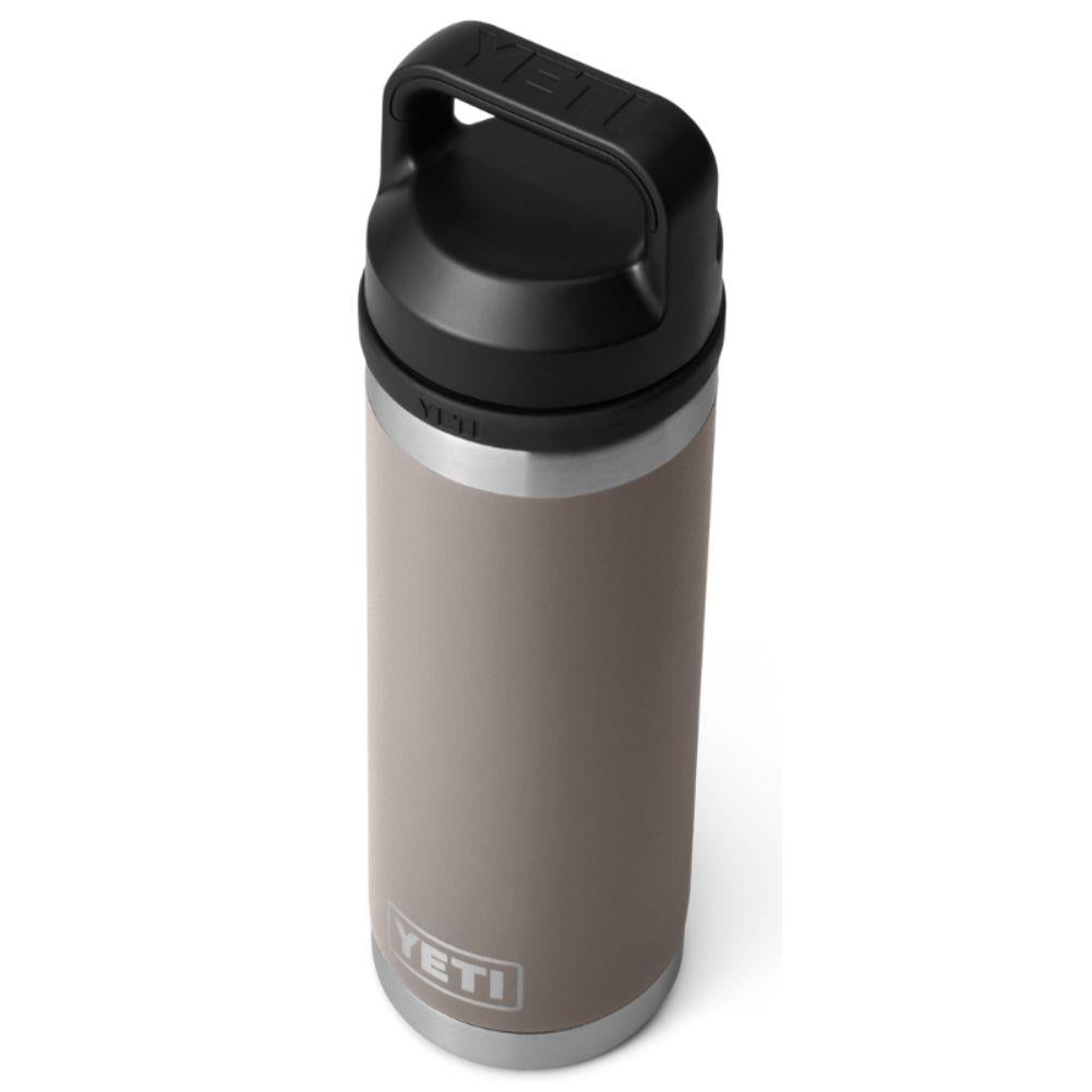 Yeti Rambler 18 OZ Bottle With Chug Cap (Sharktail Taupe) top angle