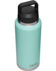 Yeti Rambler 46 OZ Bottle With Chug Cap (Seafoam) top angle