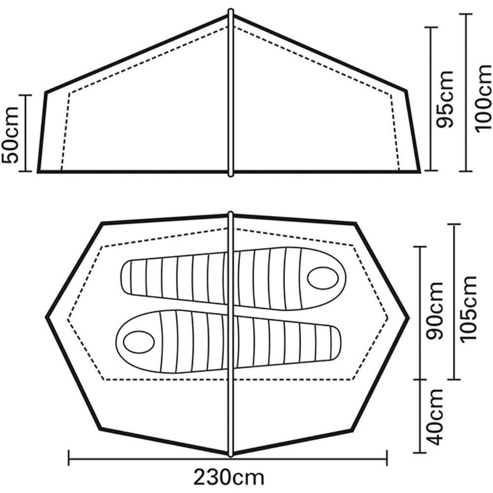 Terra Nova Laser Compact 2 Tent + Footprint Package - 2 Man Lightweight Tent