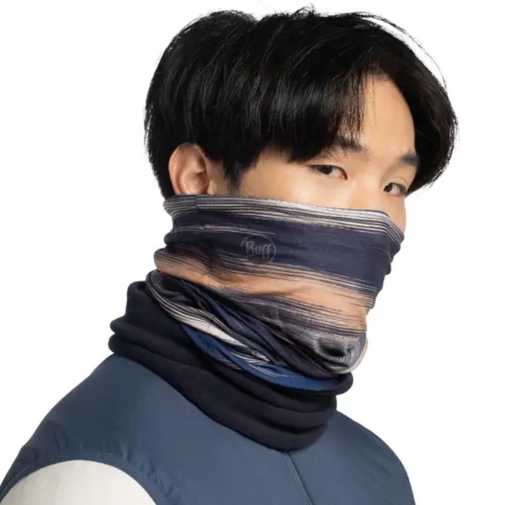 Buff Polar Multifunctional Neckwear (Arky Navy) model angle