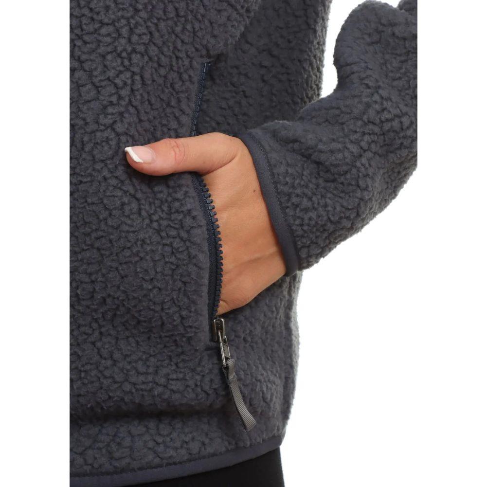 Patagonia Women's Retro Pile Fleece Hoody (Smoulder Blue