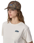 Patagonia P-6 Label Trad Cap (Sun Wave: Smolder Blue) front model