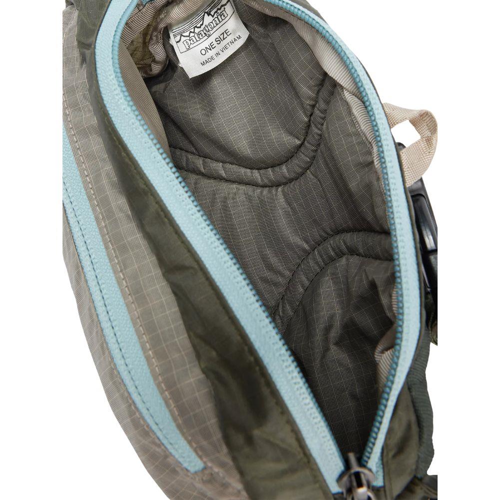 Patagonia Ultralight Black Hole Mini Hip Pack 1L (Pine Needle Green) inside bag