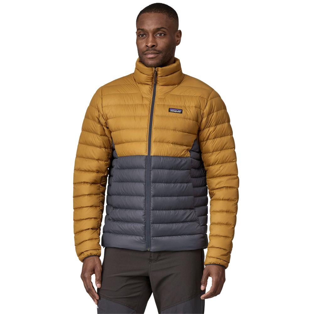 Patagonia Men's Down Sweater Jacket (Raptor Brown) model front