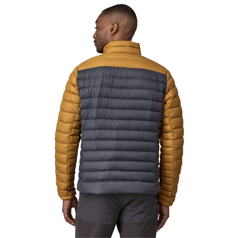 Patagonia Men's Down Sweater Jacket (Raptor Brown) model back